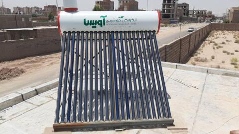 آبگرمکن خورشیدی200 لیتری کویل دار