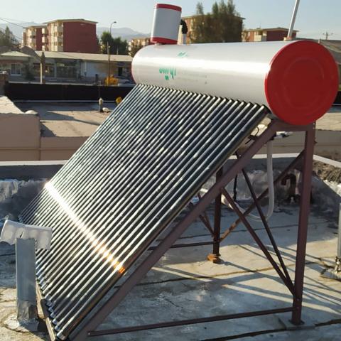نصب و راه اندازی آبگرمکن خورشیدی 300 لیتری فلوتردار